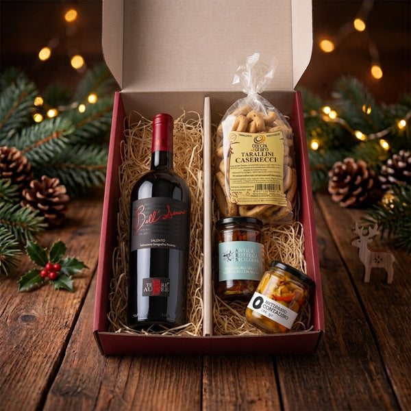 Box „Stappami“ · Primitivo und 3 Spezialitäten