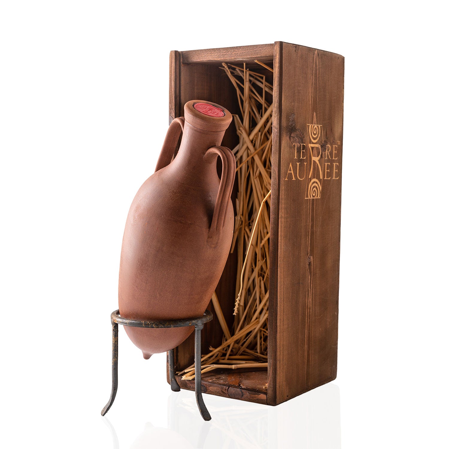 Anfora Negramaro Salento IGP (cassetta di legno) - Terre Auree