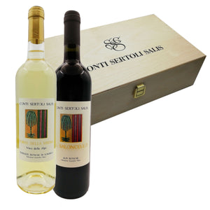 Saloncello+Torre della Sirena 2Box (cassetta di legno) - Conti Sertoli Salis