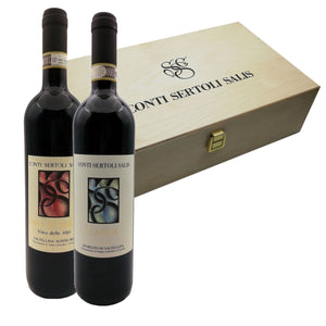 Canua+Capo di Terra 2Box (cassetta di legno) - Conti Sertoli Salis