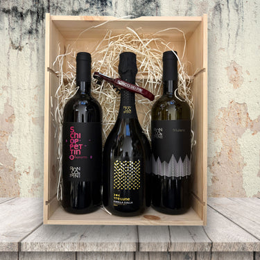 Geschenk-Holzkiste „Viaggio in Friuli“