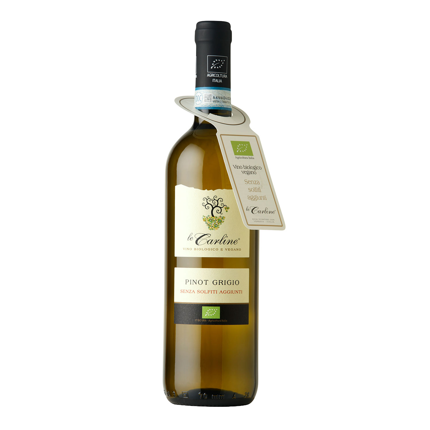 Pinot Grigio DOC Senza Solfiti Aggiunti BIO Vegan 2023- Le Carline Pinot Grigio DOC Senza Solfiti Aggiunti BIO Vegan 2023- Le Carline