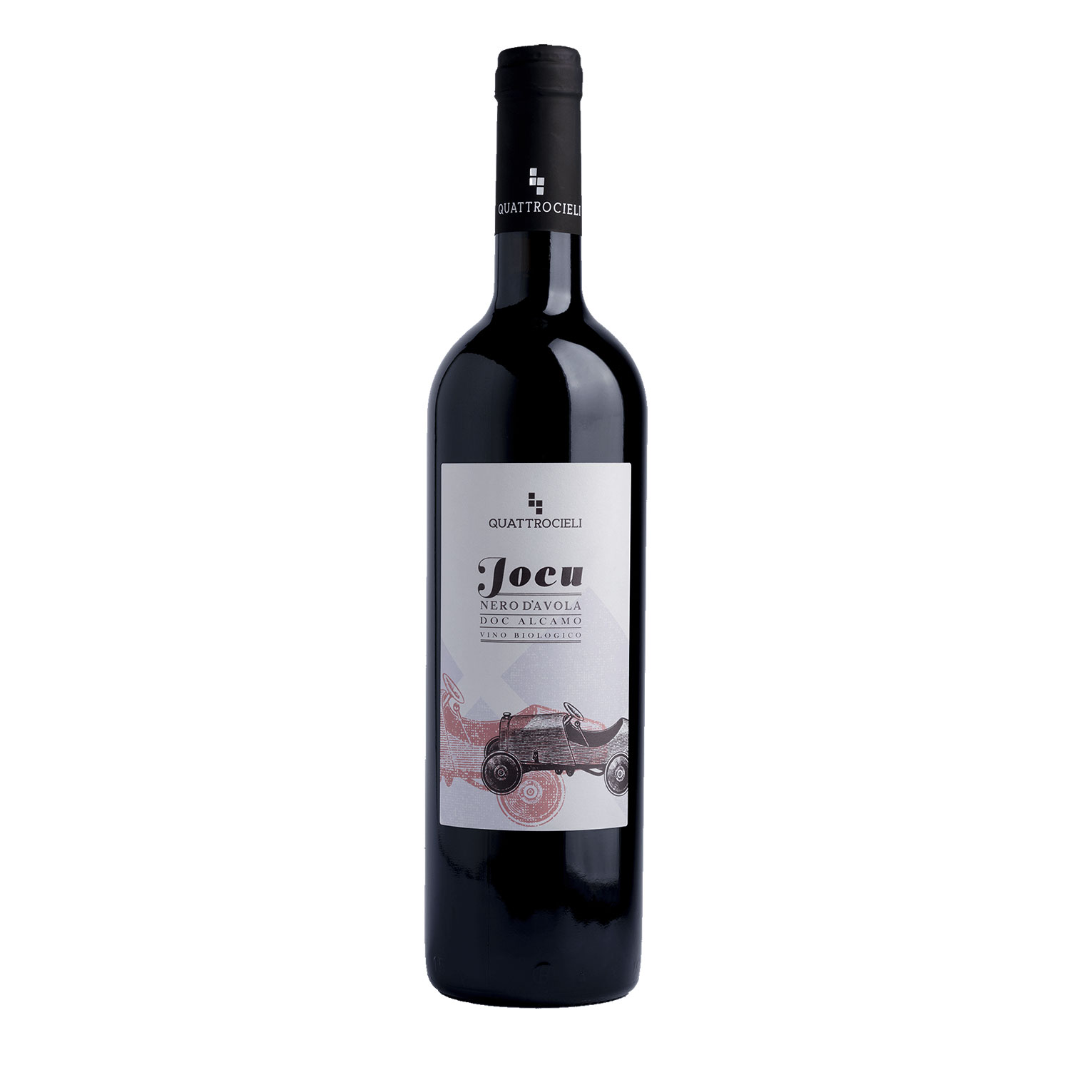 Nero d'Avola DOC Alcamo Biologico "Jocu" 2022 - Quattrocieli Nero d'Avola DOC Alcamo Biologico "Jocu" 2022 - Quattrocieli