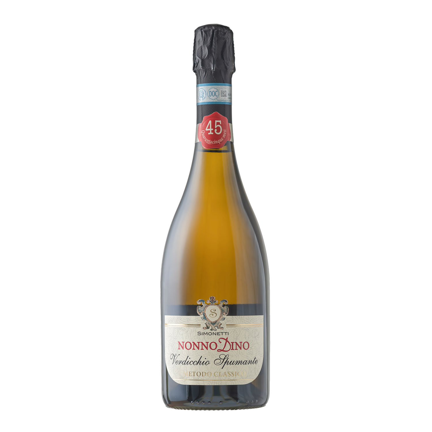 Verdicchio dei Castelli di Jesi DOC Spumante Brut Metodo Classico 45 Mesi "Nonno Dino" - Vini Simonetti Verdicchio dei Castelli di Jesi DOC Spumante Brut Metodo Classico 45 Mesi "Nonno Dino" - Vini Simonetti